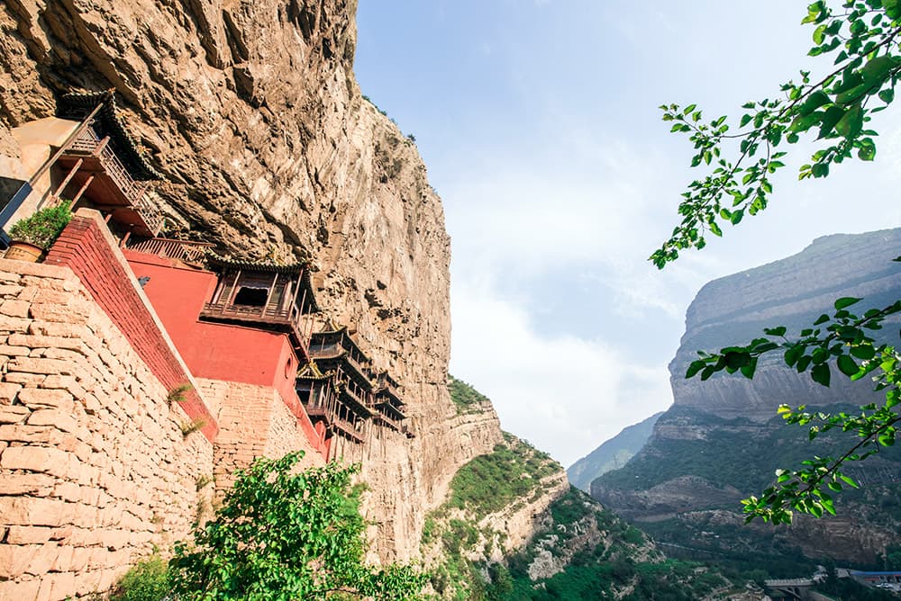 Hengshan Hanging Temple oftewel De Hangende Tempel