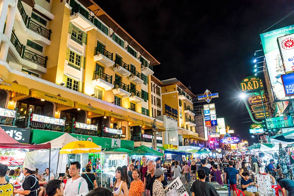 Khao San Road in Bangkok