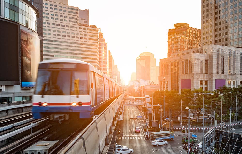 Skytrain in Bangkok