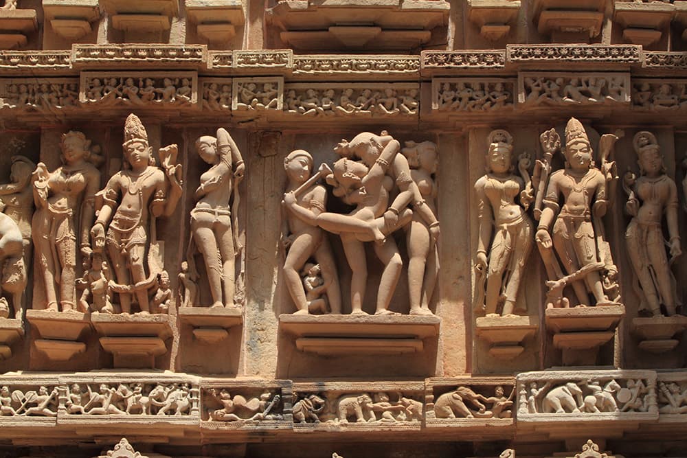 City of Tempels Khajuraho in India