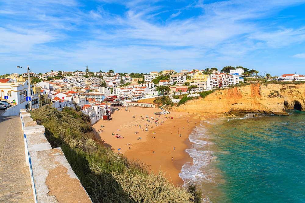 Strandbestemming Carvoeiro in Portugal